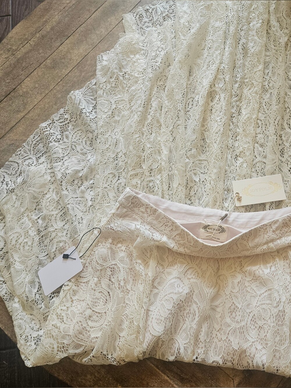 JoyFolie Lace Tiered Skirt - M - Picture 5 of 12